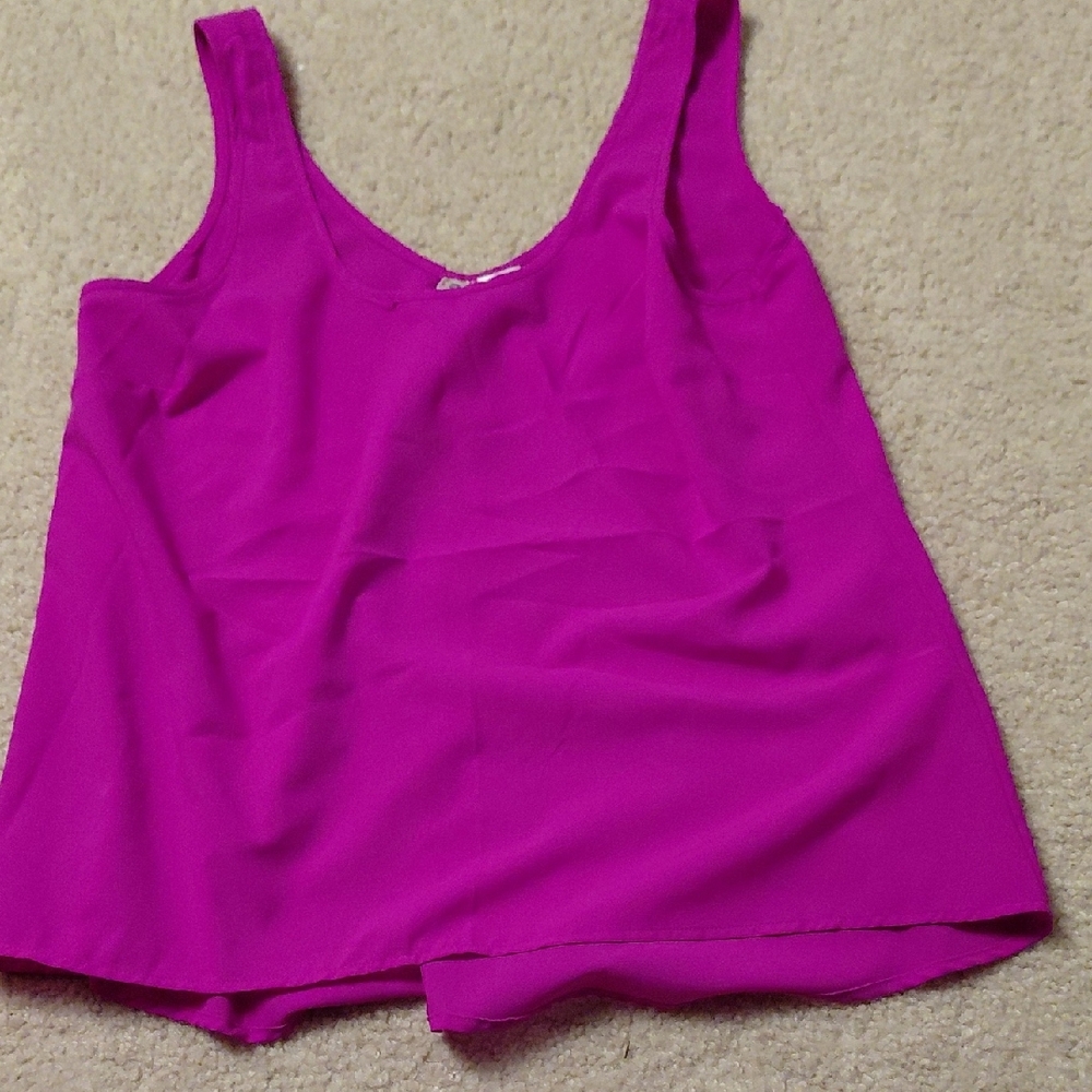 Mimi Chica Fuchsia Tank Top